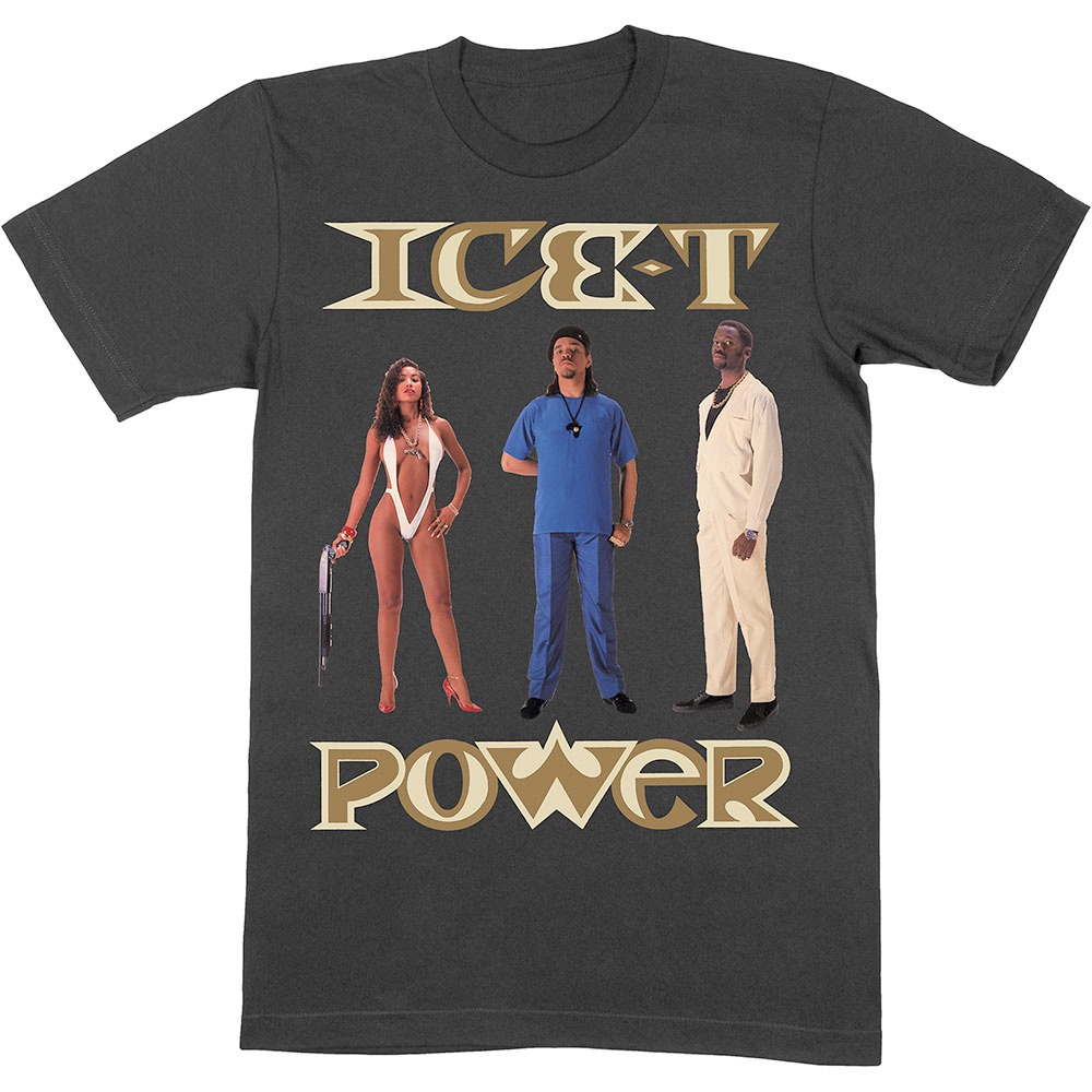 Ice T - Power Heren Tshirt - Zwart